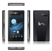 Das hFon plus Telehealth Touchscreen Smartphone mit integriertem smartLAB Blutzuckermessgerät