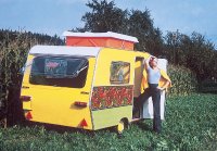 1976 - ERIBA - Wohnwagen - Caravan - Wohnanhänger - Holzbauweise - Eribette