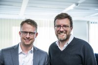 CFO Fabian Brügmann und CEO Dr. Tim Thabe