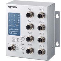 Industrieller 8-Port Gigabit Booster PoE Switch
