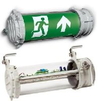 Emergency exit and escape route luminaries