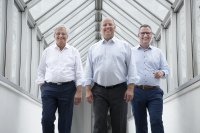 : Das neue Führungstrio: die PCS Geschäftsführer: Walter Elsner, Ulrich Kastner-Jung und Matthias Kleemeier (von links nach rechts).
