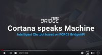 Demo-Video: Cortana gibt per Chatfunktion Auskunft über den Zustand von Maschinen