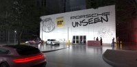 In einem speziell konzipierten Porsche Space präsentiert das Unternehmen die Studien "Porsche Unseen".