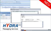 HYDRA Messaging Services steht für alle HYDRA-Bedienoberflächen zur Verfügung