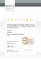 Zertifikat für den INKAS® Produktkonfigurator