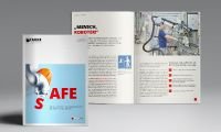 Die neue Broschüre „SAFE – Mensch-Roboter-Kollaboration (MRK) als Basis für Industrie 4.0“ von Faude (Bild: FAUDE Automatisierungstechnik GmbH)